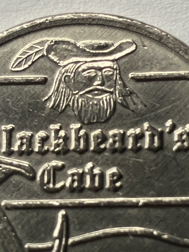 RARE Blackbeard’s Cabe Arcade Token Defunct #uf3