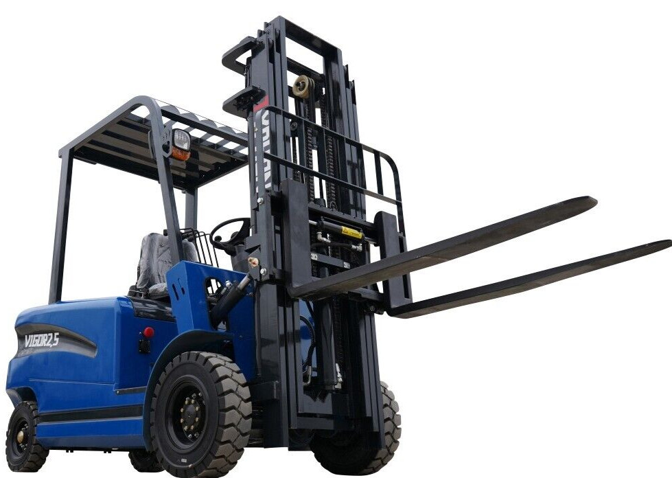 New 2.5 Ton Capacity TYPHON Electric Forklift w 70Ah Charger Lead-acid battery
