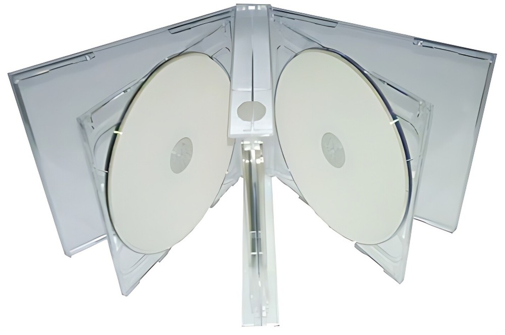 Clear Sextuple 6 Disc CD Jewel Case Lot