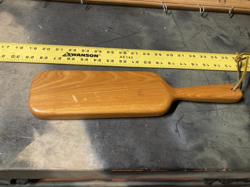 Beautiful Handmade Cypress Butt Paddle