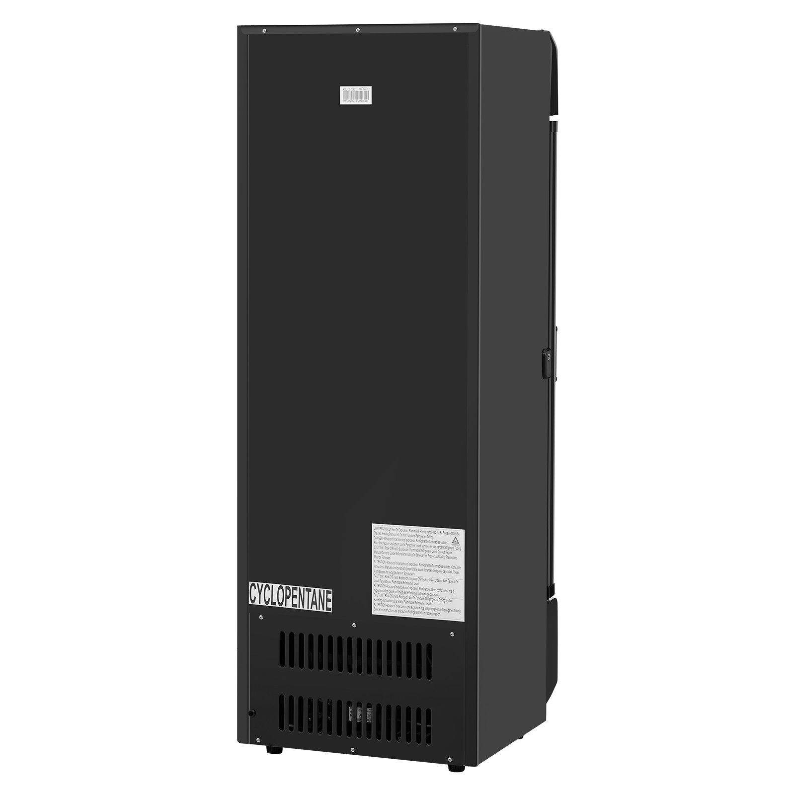 VEVOR Commercial Merchandiser Refrigerator 6.9 CU.FT Glass Door Beverage