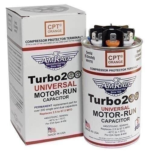 AMRAD Turbo 200 Motor Run Capacitor