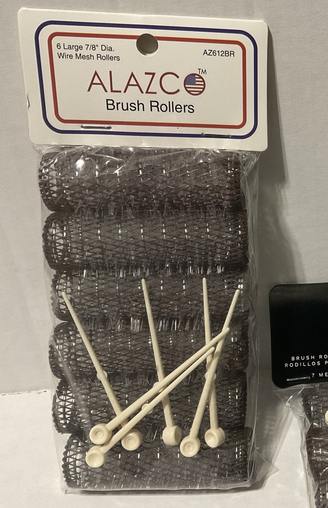 Brush Rollers 6 Large & 7 Medium