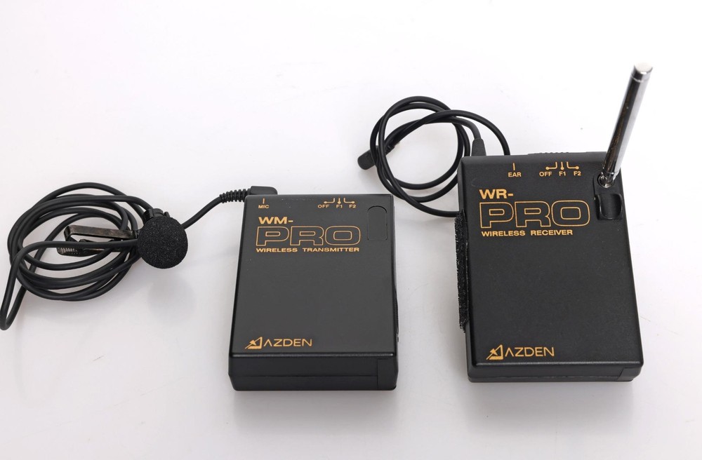 Wireless Microphone System Azden WMS-PRO VHF Wireless Microphone in EX+ Cond!