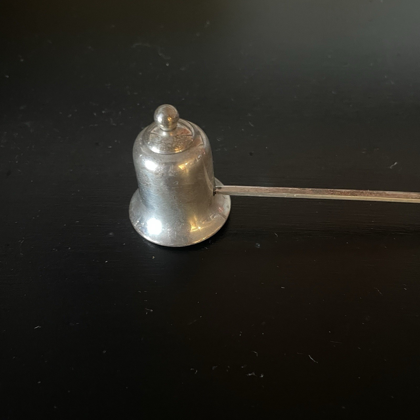 Vintage Chippendale Lunt Sterling Silver Hooded Bell Candle Snuffer Unused 9”