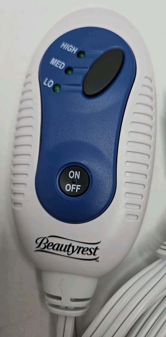 Beautyrest Heated Electric Throw Blanket Controller Remote SCTH 3.2.4 White H2