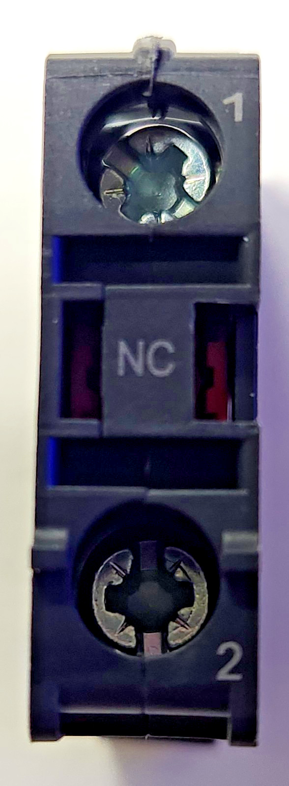 Qty One - PN# D7-X01 Sprecher + Schuh - N/C Normally Closed Contact Block Only