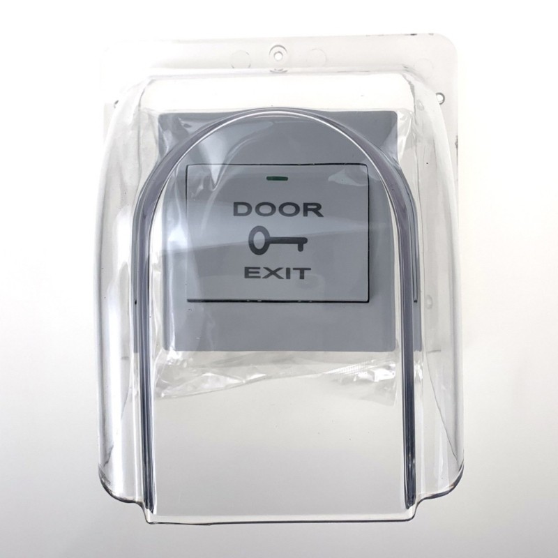 Rainproof Shell Protector for 86 Style Doorbell Universal Clear Keypad Cover