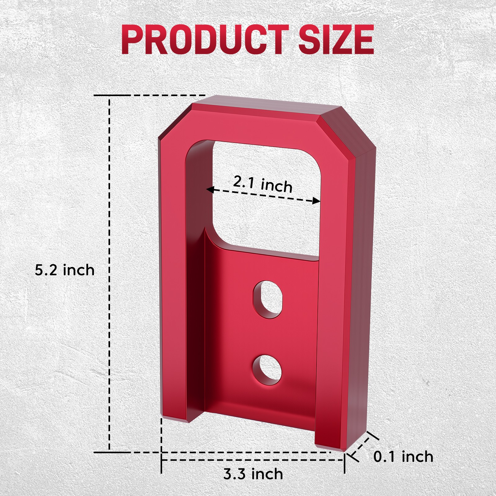 Front Tow Hooks for Toyota Tacoma 2024-2026 4Runner 2025-2026 Red Left and Right