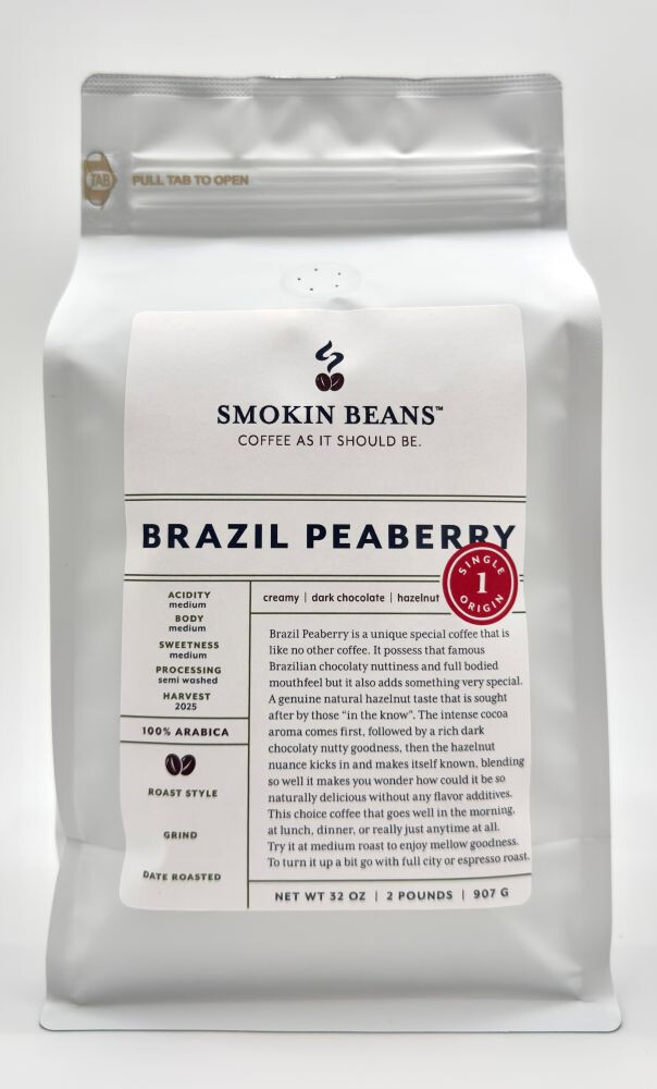 1-10lb Brazil Peaberry * Specialty Coffee * Order Today Roasted Today Best Taste