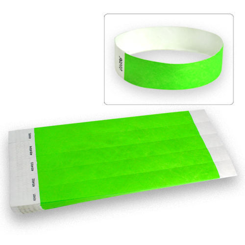 100 3/4”Tyvek Wristbands- Choose Your Color-Bars,Events,Clubs,Security,ArmBands