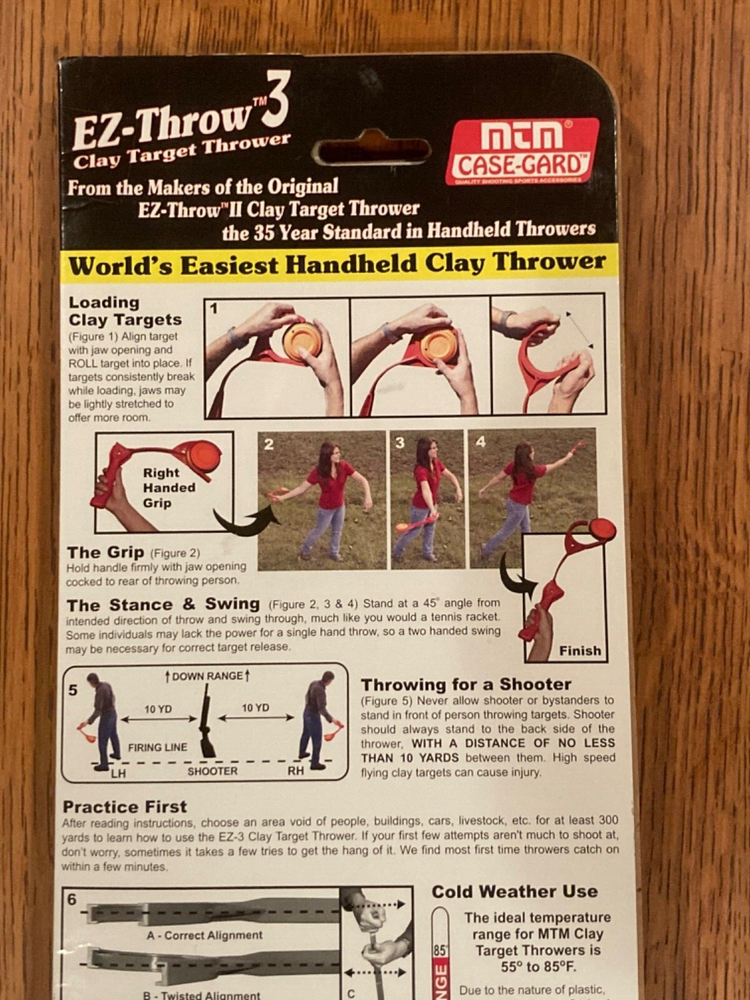 EZ-Throw 3 Clay Target Thrower - Made in USA
