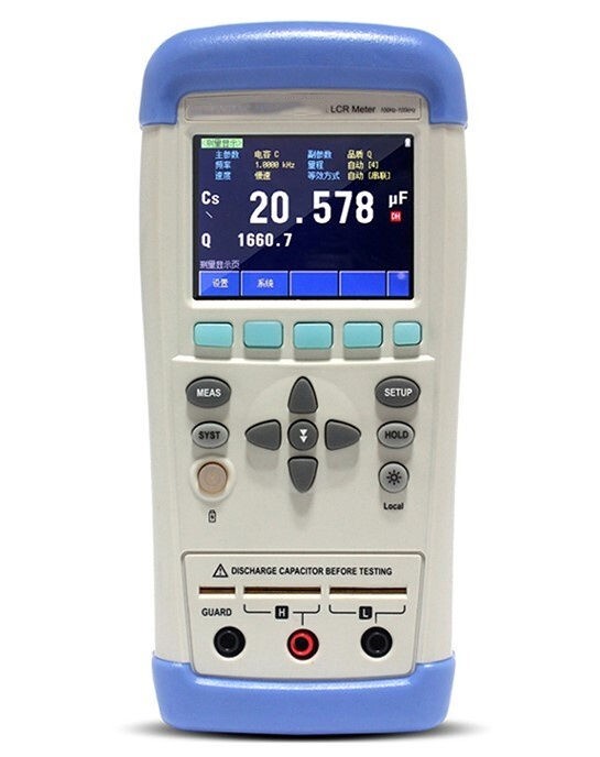 Digital LCR Meter 10kHz with DCR Function Display Range L 0.01uH-9999H