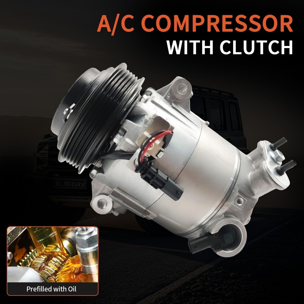 Air Conditioning Compressor Engine Cooling