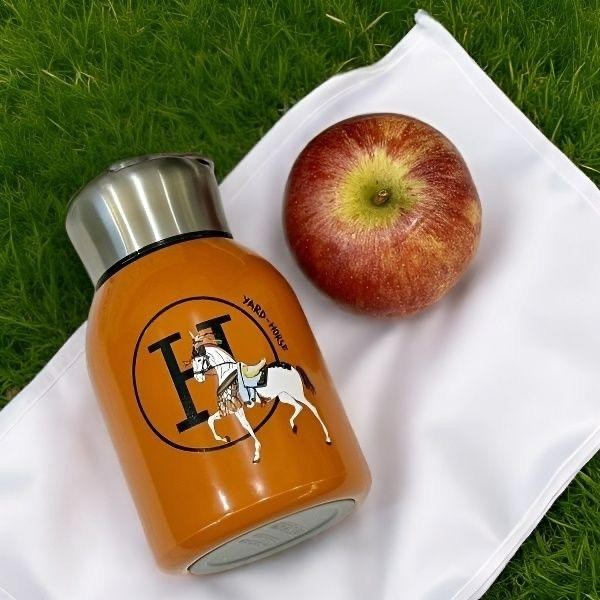 Hermès Orange Stainless Steel Insulated Bottle 300ml Boutique Exclusive Gift