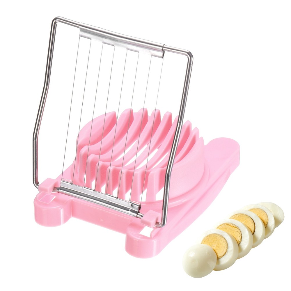 Egg Slicer for Hard Boiled Eggs, Pink