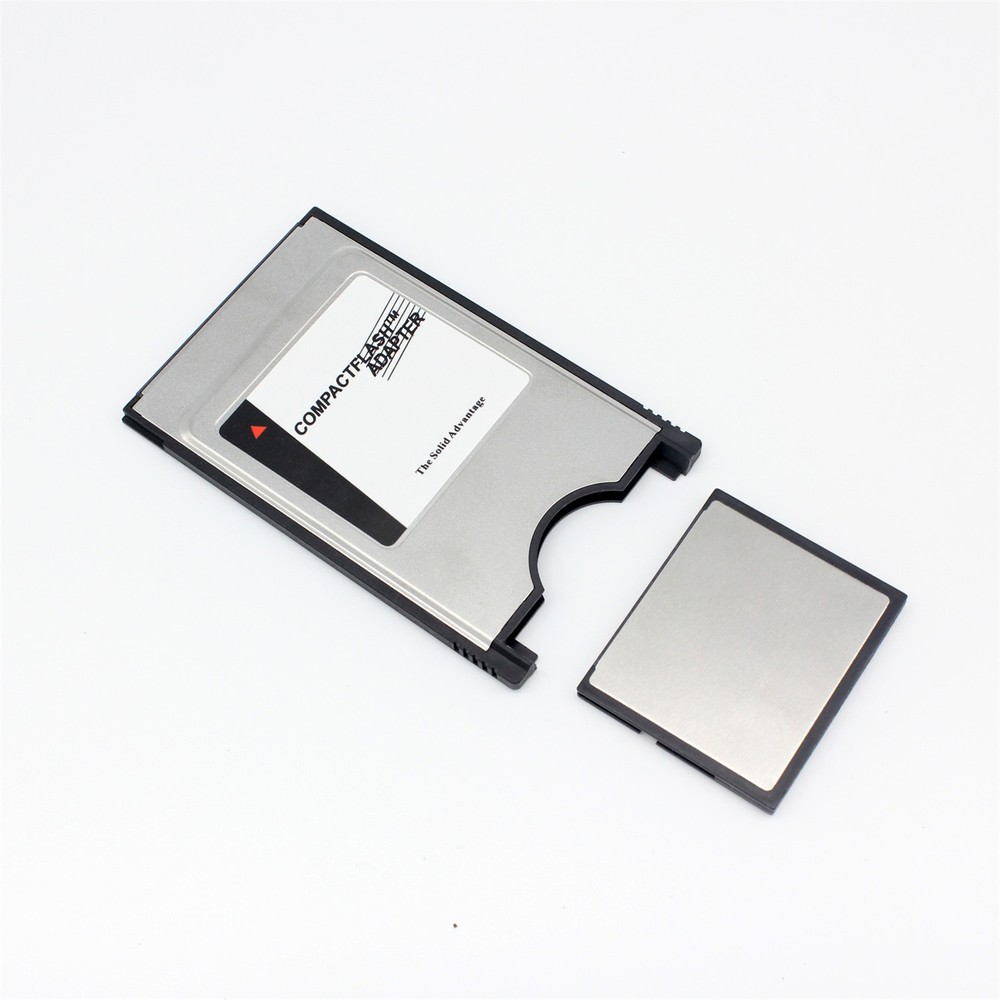 PCMCIA to CF Card Adapter CompactFlash Reader Converter For Old Laptops