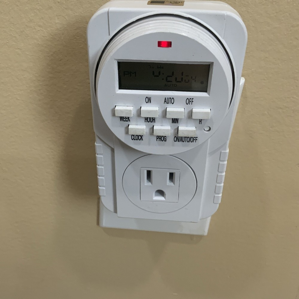 BrightTown Digital Timer 7-Day Grounded, Single Outlet FD60