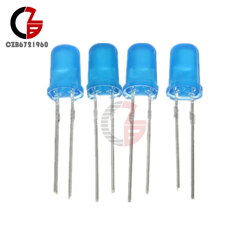 100Pcs LED 5MM BLUE COLOR BLUE LIGHT Super Bright