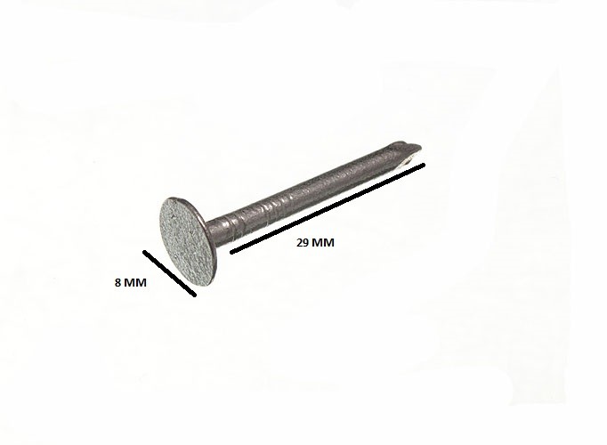 Galvanised clout nails 30 mm pack size 250