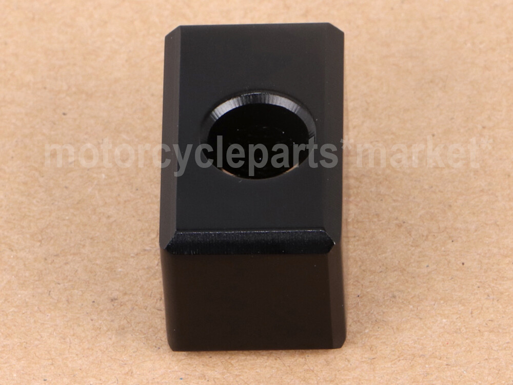 Black Motorcycle Bottom Headlight Mount Block For Harley Cruiser Chooper Custom