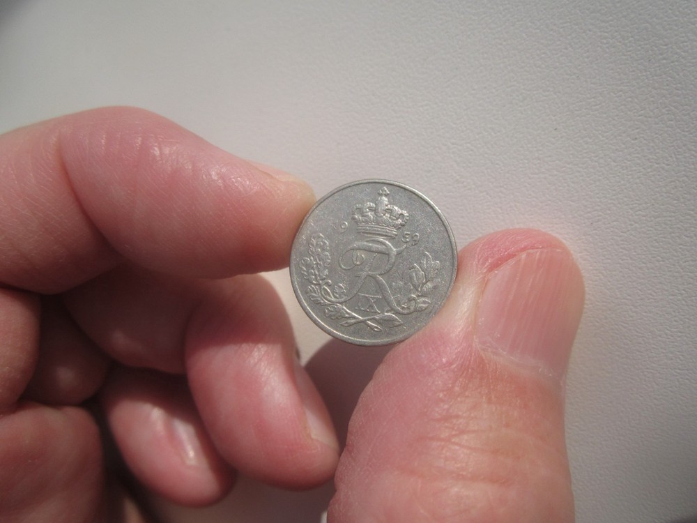 KEY DATE 1959 DENMARK 10 ORE