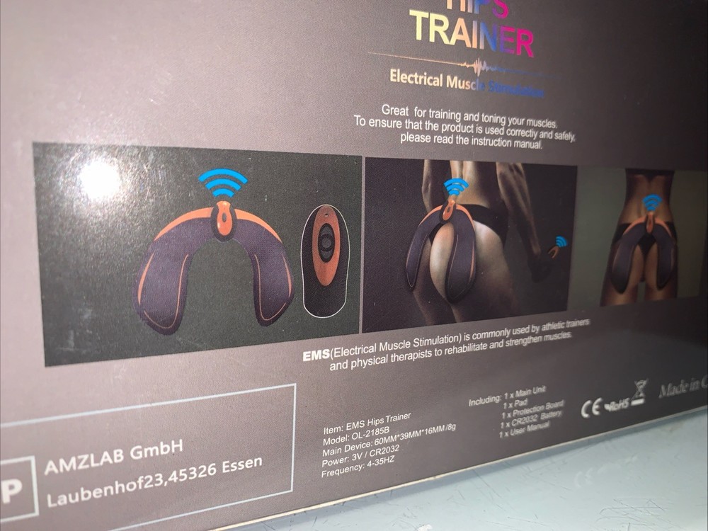 EMS Hip Glute Trainer for Butt, Toning