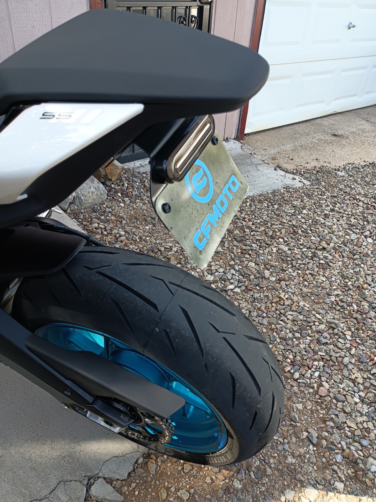 Cfmoto 675ss 675rs 675NK Tail Tidy Plate Relocator. Tail Light+Turn Signals