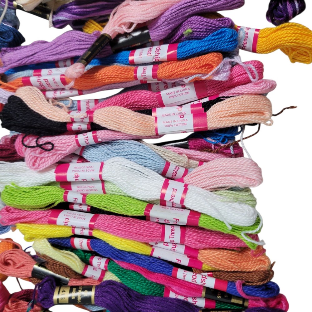 150+ Assorted Embroidery Floss DMC IRIS FRIENDSHIP THREAD