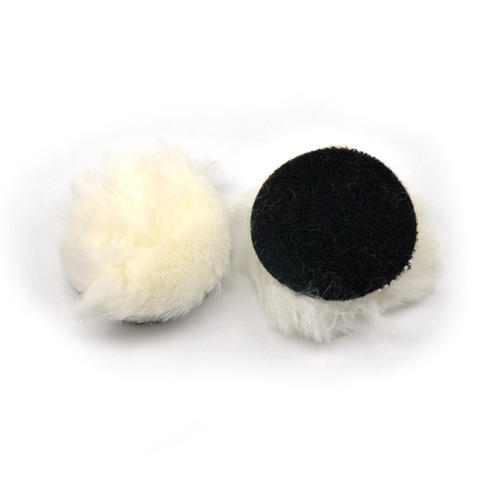 3" Hook and Loop Wool Buffing and Polishing Pad, Hurricane