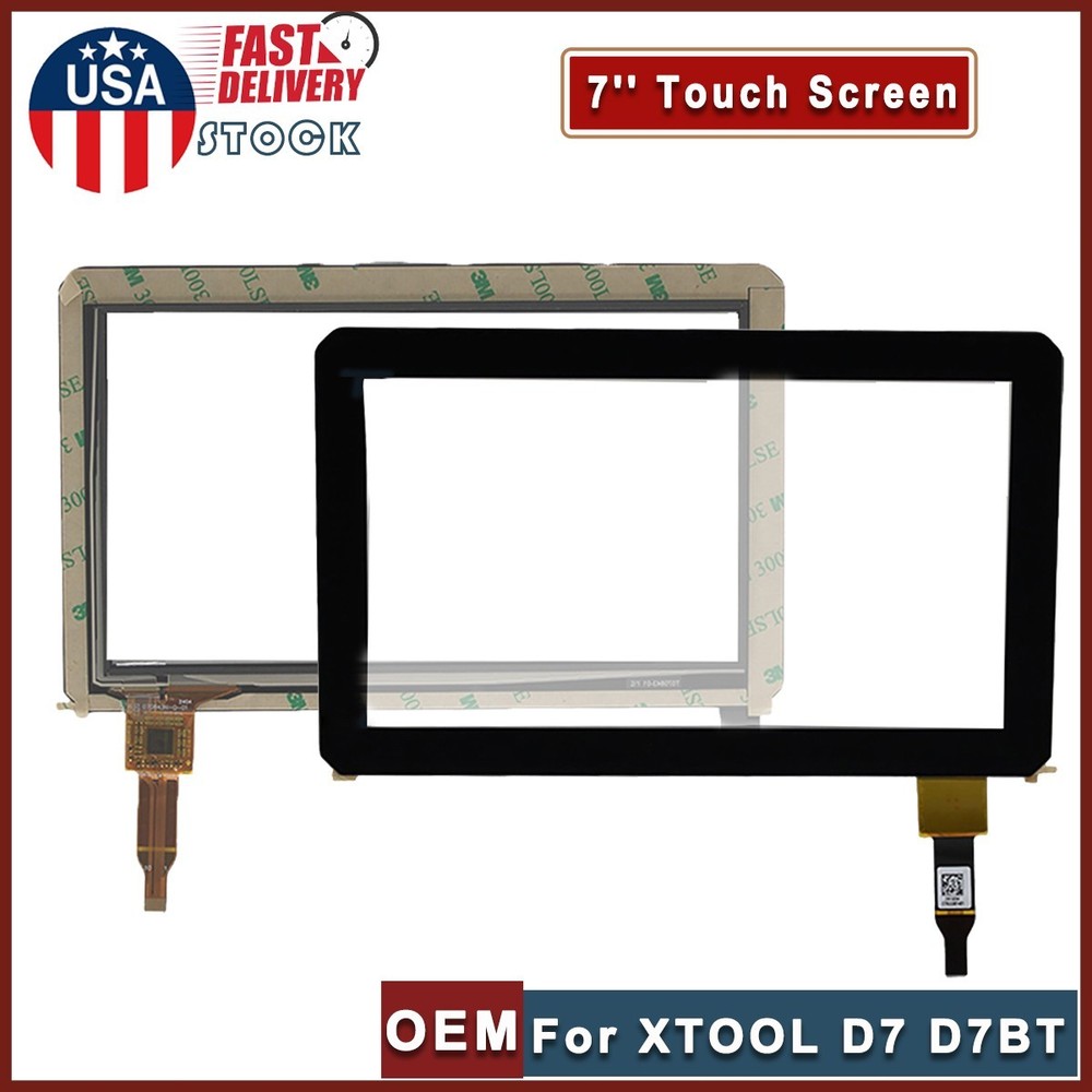 7" OEM Touch Screen For XTOOL D7 D7BT Scanner Digitizer Panel Glass Replacement