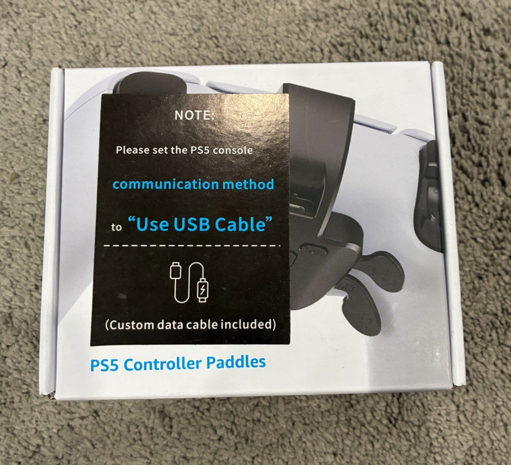 IWGAME Paddles for PS5 Controller w/ Mic Function, Plug and Play & Buttons - New
