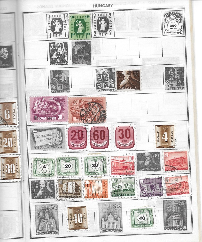 1954 The Adventurer Stamp Album with Postage Stamps+