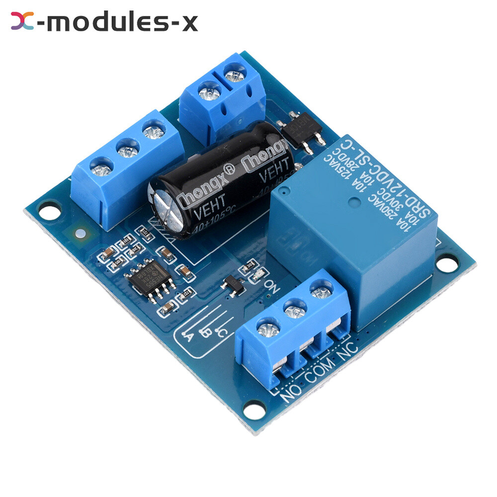 DC12V NE555 Automatic Water Level Control Module Liquid Sensor Switch Relay New