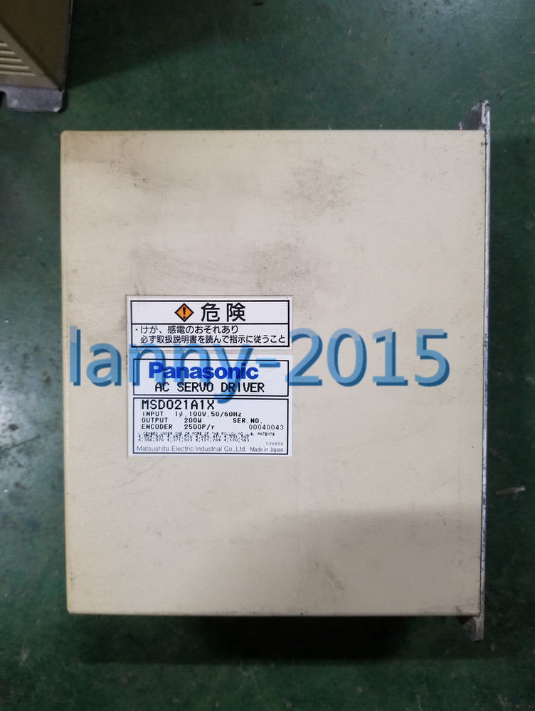 1PC USED Panasonic servo drives MSD021A1X