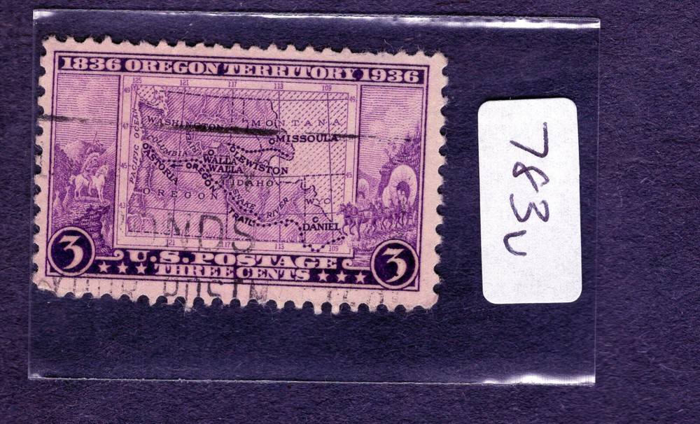 1936 Stamp #783 Oregon Territory Used