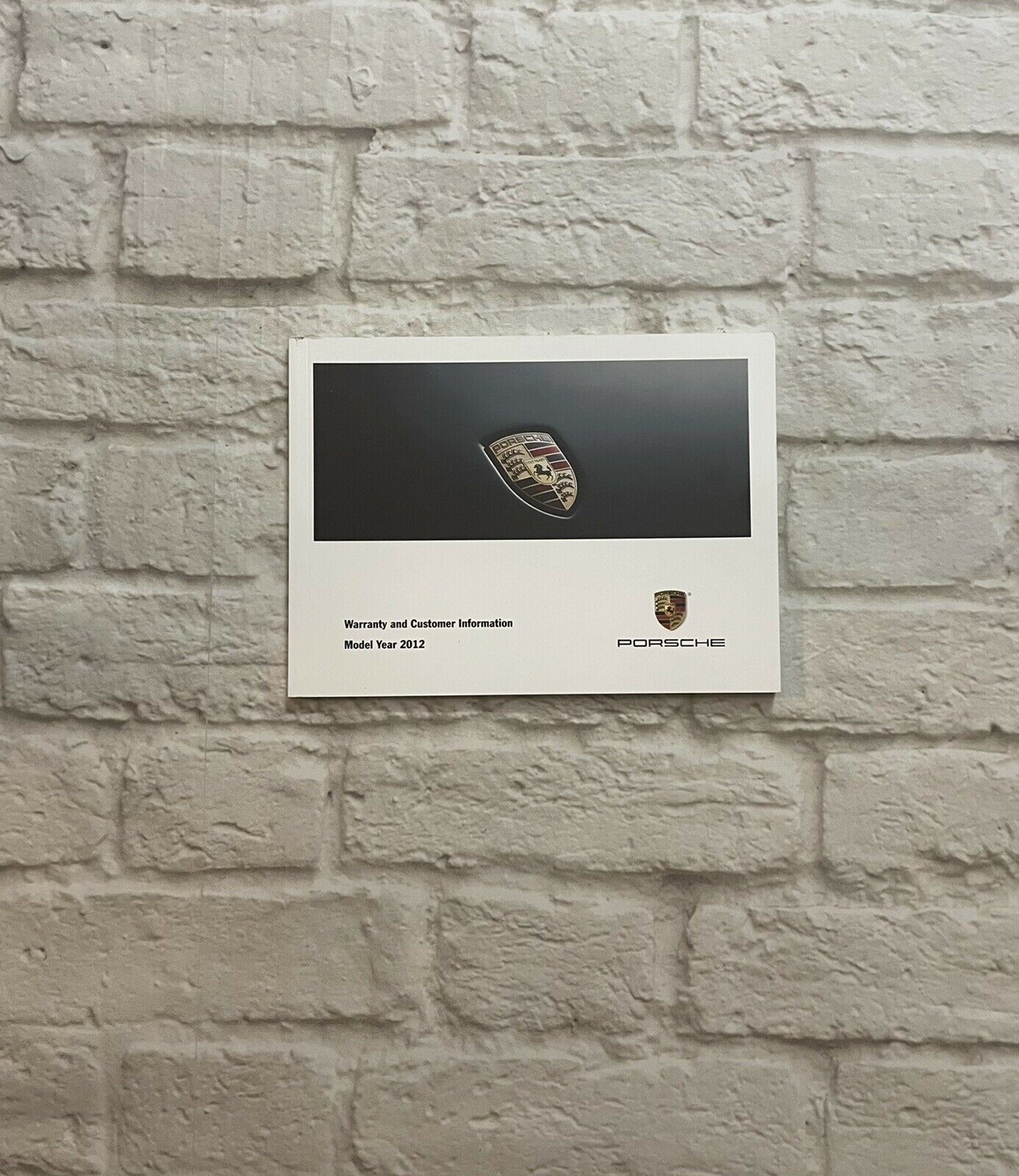 2012 Porsche CAYMAN, CAYMAN S Owners Manual S Coupe, S Hatchback, R Coupe, Base