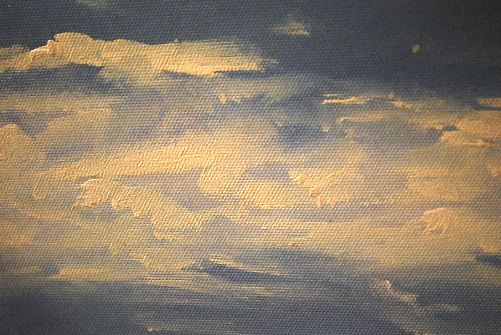 HORSE RUNNING ALONG OCEAN Original Art ACRYLIC PAINTING/CANVAS Signed 36" x 24"