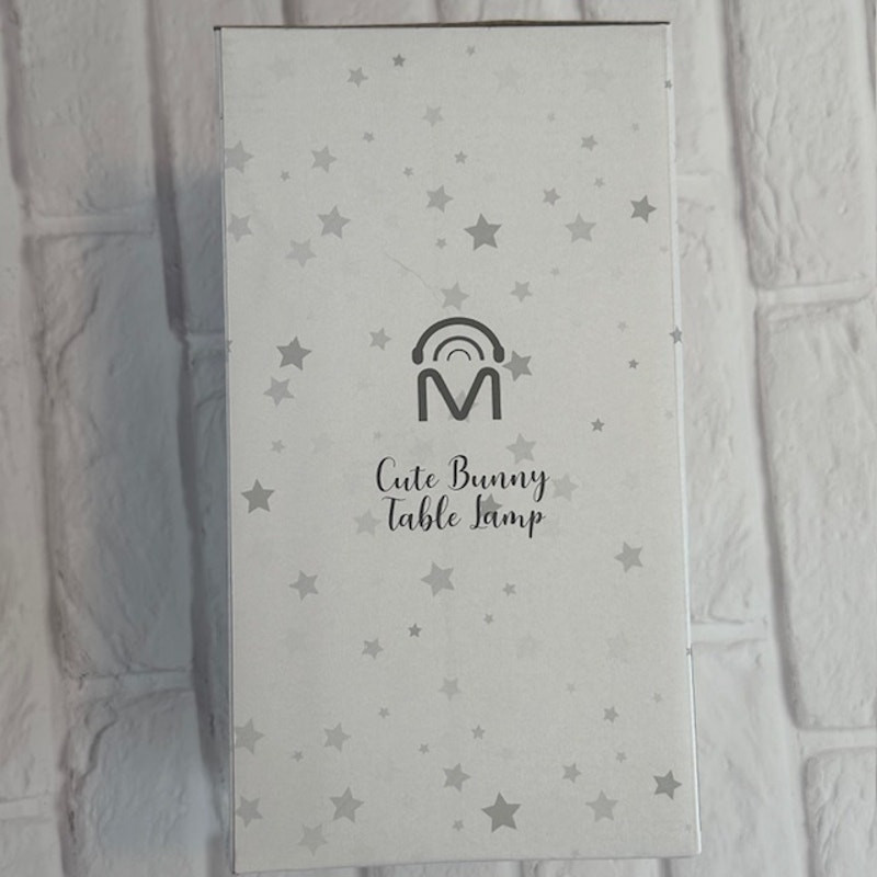 Blue Cute Bunny Table Lamp Touch Tip 3 Modes