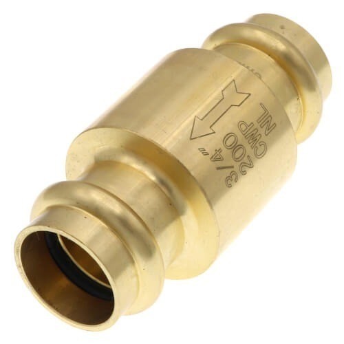 Midline Valve 372S256 3/4" Press Check Valve Inline Spring Loaded, Backflow Pre