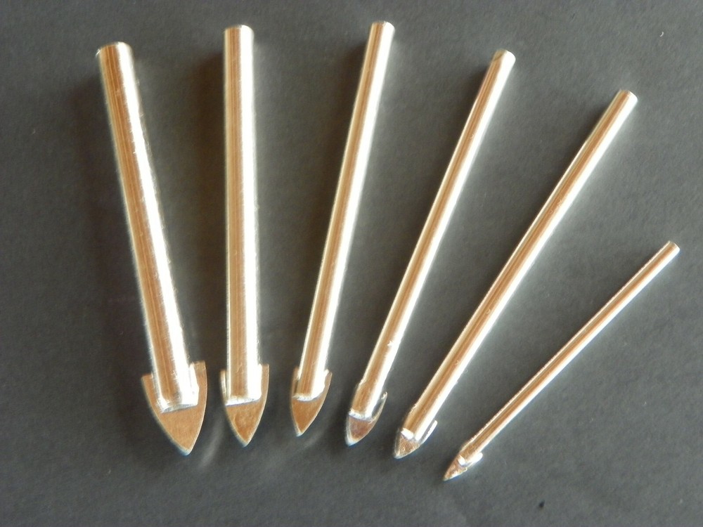 Carbide Glass and Ceramic Drill Bit 6-pc. Set