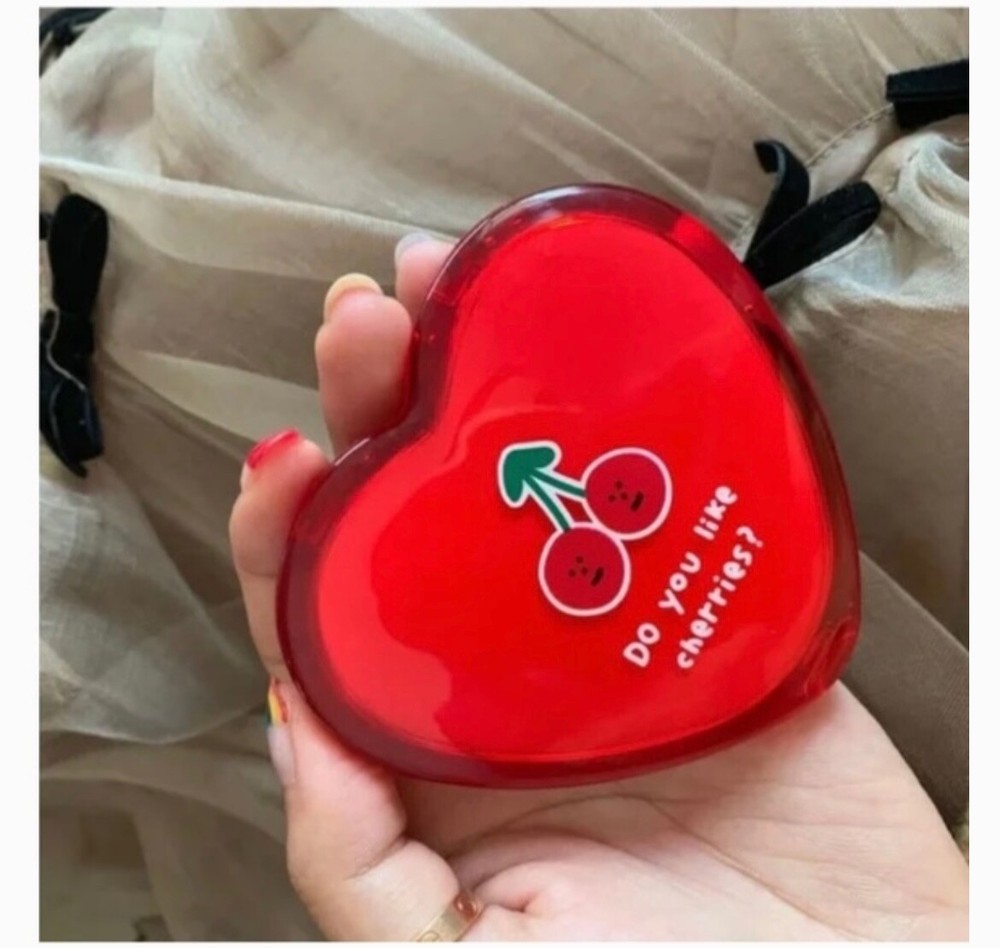 Makeup mirror and cute cherry mirror 2 items