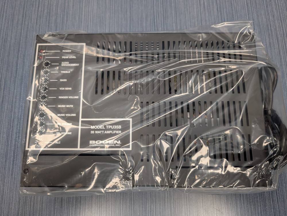 Bogen TPU35B Telephone Paging Amplifier 35-Watt