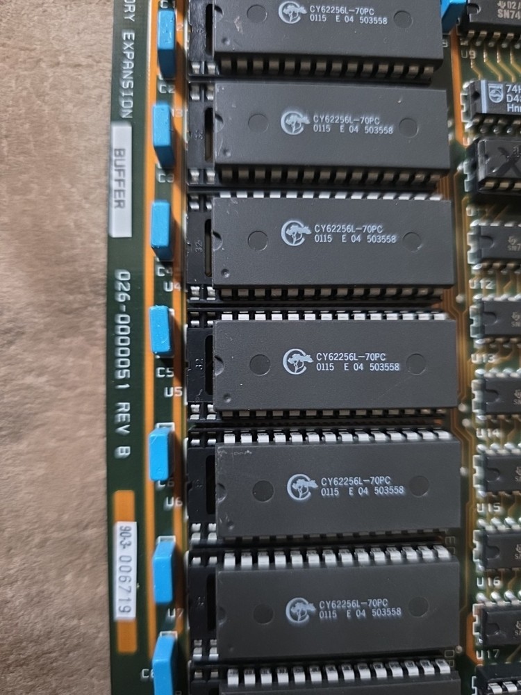 Hirsch Electronics Memory Expansion Board 32K Code 026-0000051 Rev B