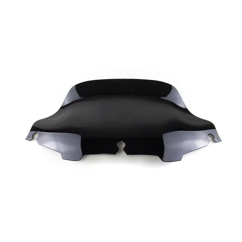 8" Wave Black Windshield Windscreen For Harley Touring Electra Glide FLHT 96-13