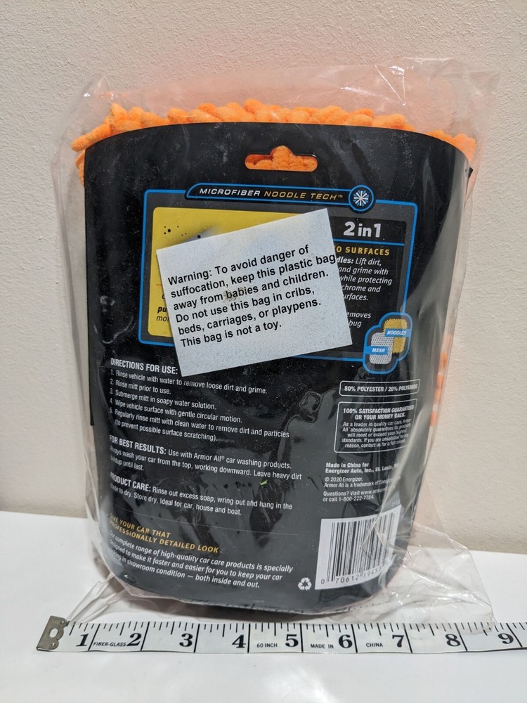 2020 ArmorAll Wash Mitt 21132 2xMitts