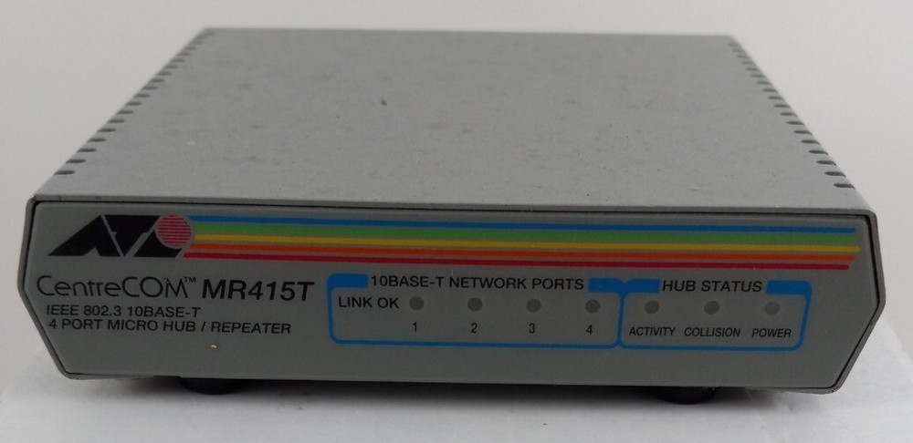 Allied Telesyn CentreCOM MR415T Repeater 4 Port Micro Hub