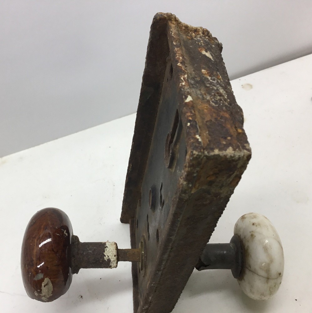 Antique Cast Iron Large Rim Lock …[S7-2]