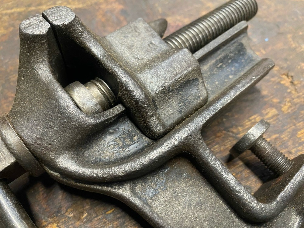 Vintage Clamp On Bench Vise