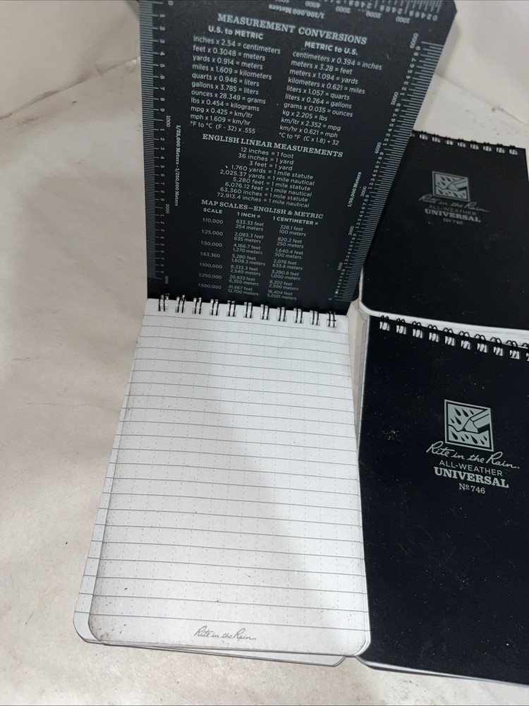 Rite In The Rain No. 746 Mini Notebooks 4ct With Defects